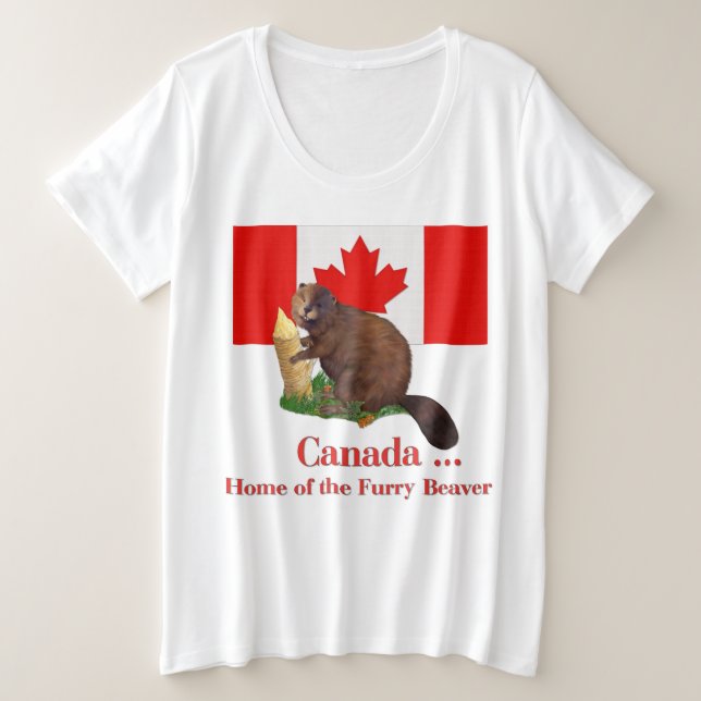 Humour de castor furry (Design devant)