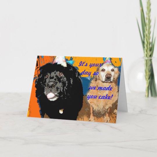Humour De Chien De Carte D Anniversaire Zazzle Fr