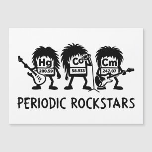 Humour de chimie des rockstars périodiques