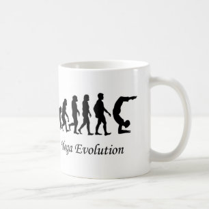 Humour de "évolution de yoga" de tasse de yoga