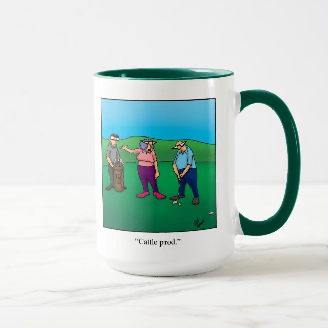 Humour De Golf Mug Pour Elle (Droite)