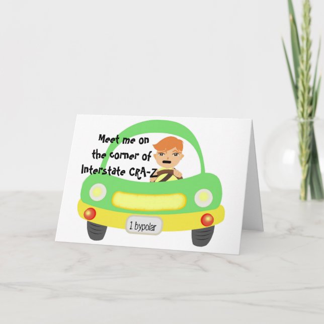 Humour de la carte de voeux (Devant)