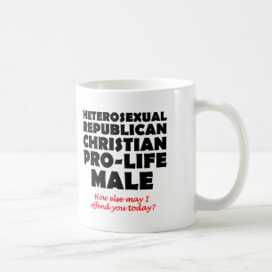 Humour de la Mug chrétienne masculine républicaine