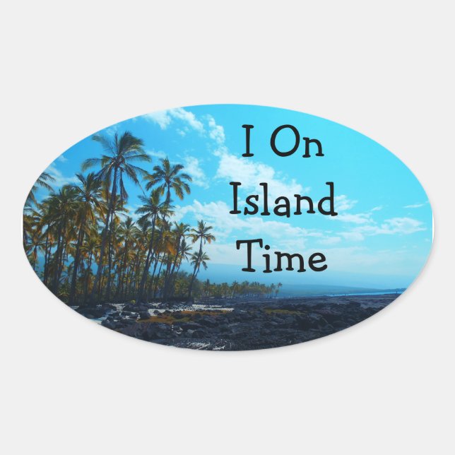 Humour de l'île Hawaii autocollants (Devant)