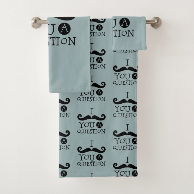 Humour de moustache gris bleu noir (En situation)