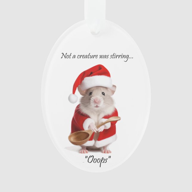 Humour de Noël pas une créature remuait la souris (devant)