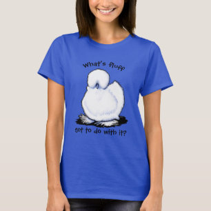 Humour de poulet Silkie KiniArt T-shirt