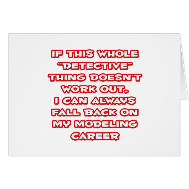 Humour détective ... Modélisation de la carrière (Devant horizontal)