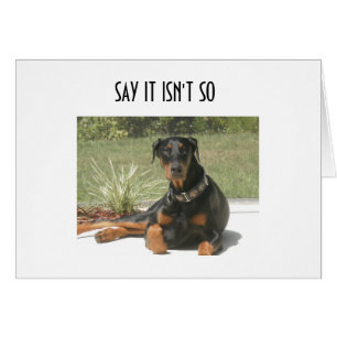 HUMOUR DOBERMAN "5Oth"