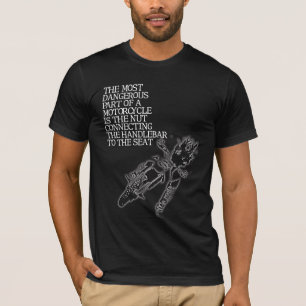 Humour drôle de T-shirt de vélo de saleté d'éc