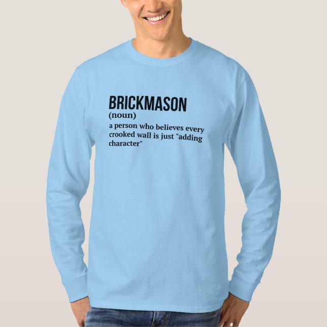 Humour en brique Signification T-shirt (Devant)