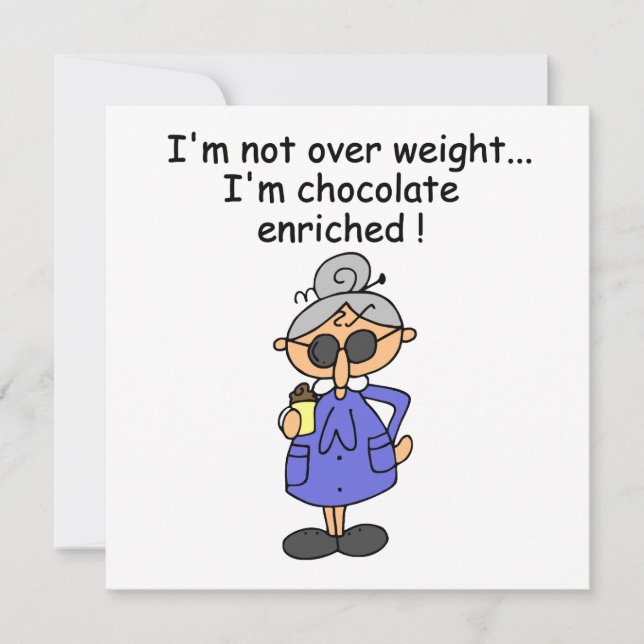 Humour enrichi en chocolat (Devant)