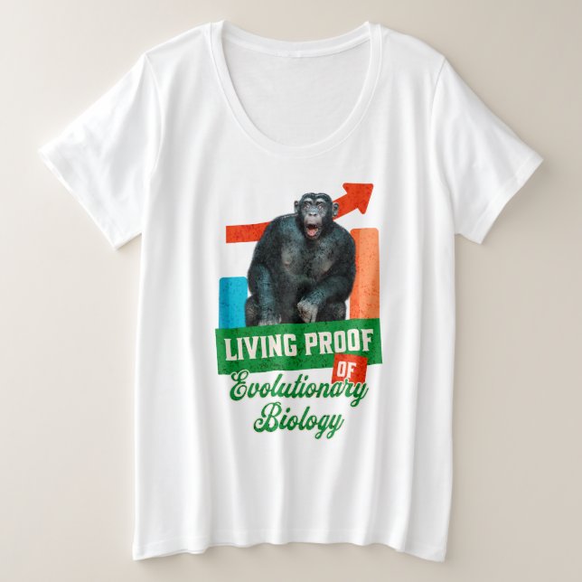 Humour Évolutionnaire Biologie Chimpanzé Drôle (Design devant)