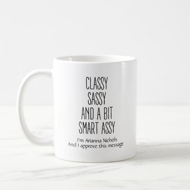 Humour Funny personnalisé Mug classique tendance,  (Gauche)