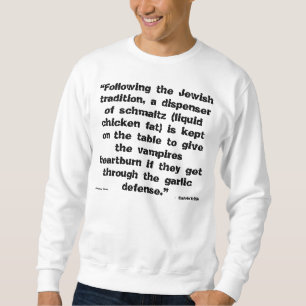 HUMOUR JUIF - DRÔLE - COMÉDIE DE SWEATSHIRT -