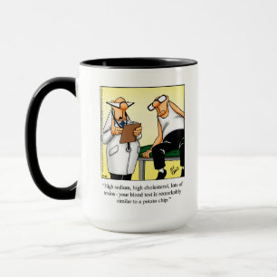 Humour Médicale "Chip de pomme de terre" Mug cade