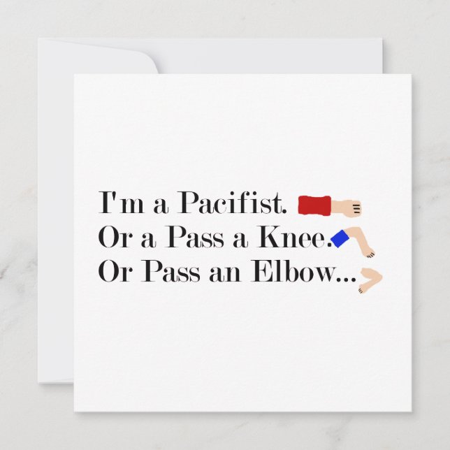 Humour pacifiste mixed martial art (Devant)