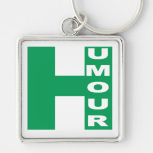 Humour Porte-clé carré Premium