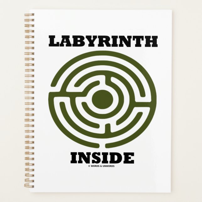 Humour psychologique Labyrinthe intérieur (Devant)