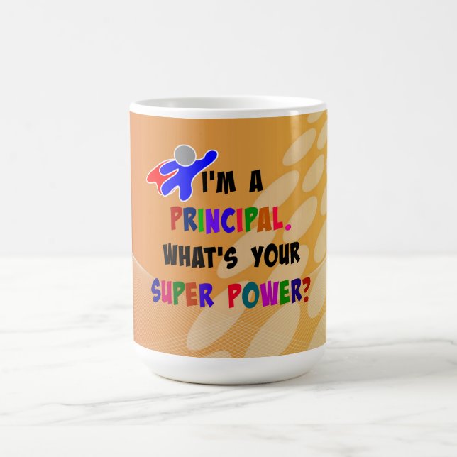 Humour Superhero principal sur la Mug de conceptio (Centre)