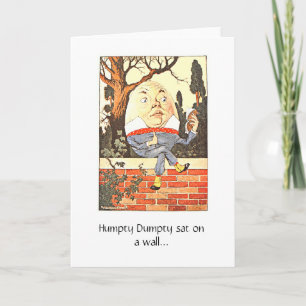 Humpty Dumpty, carte de voeux