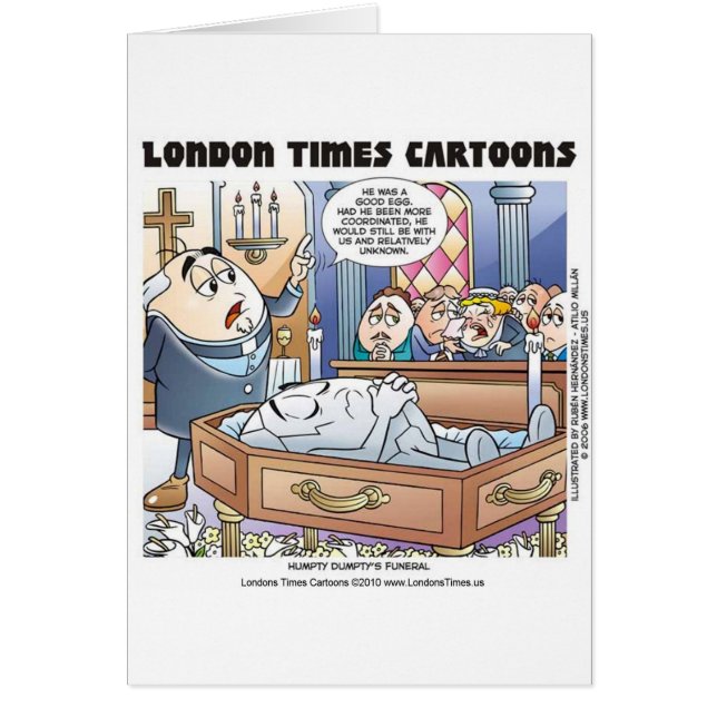 Humpty Dumpty Funeral Dons Cadeaux Tee - shirts Co (Devant)