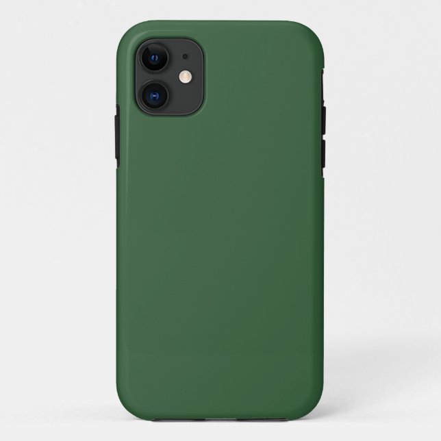 Hunter Green Tough iPhone 11 Coque (Dos)