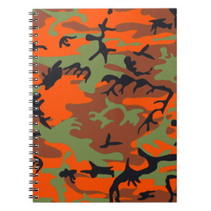 Hunter Orange avec Carnet Camouflage Vert