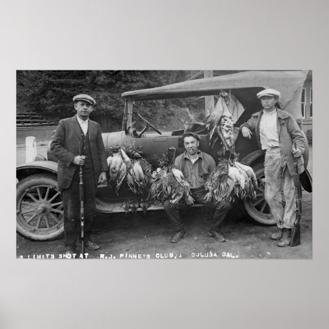 Hunters Poster avec Game au RJ Finneys Club (Devant)