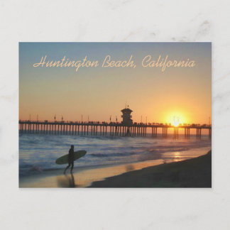 Huntington Beach at Sunset Carte postale