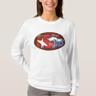 Huntington Beach California surfer vague art sweat