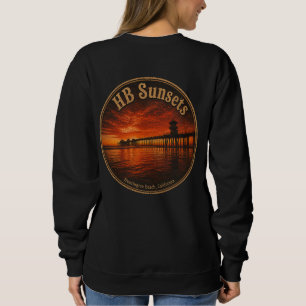 Huntington Beach Sunset Sweat à capuche (Femme) Jo