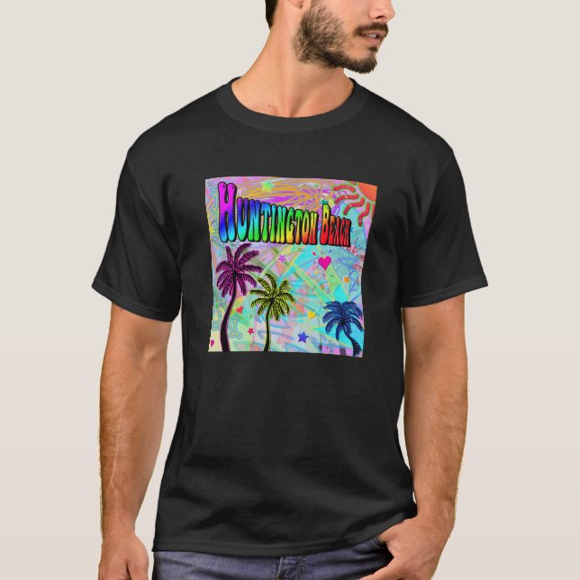 Huntington Beach Vivid Romance T-Shirt (Devant)