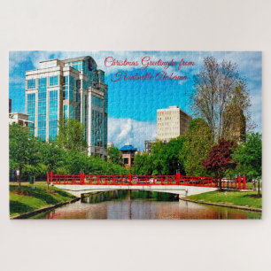 Huntsville Alabama Joyeux 4 juillet Maman Puzzle
