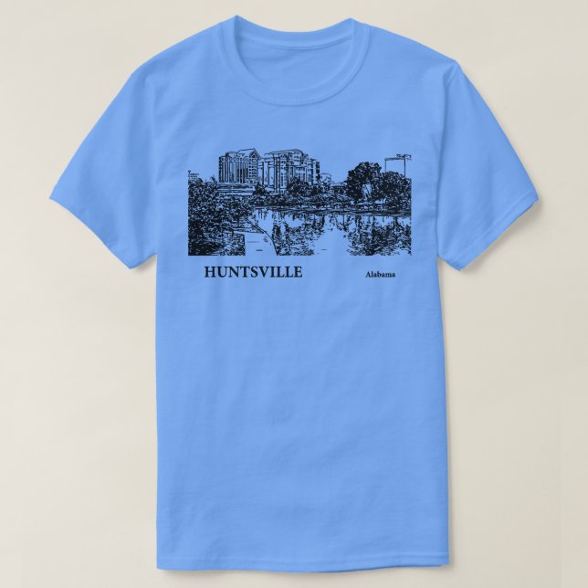 Huntsville Alabama TShirt 2 (Design devant)