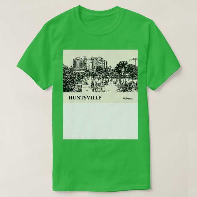 Huntsville Alabama TShirt 6 (Design devant)