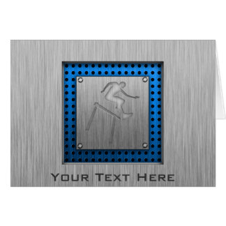 Hurdler brossé à l'air métallique