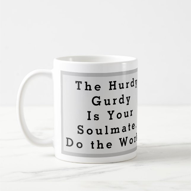 Hurdy Gurdy Practice Mug (Gauche)