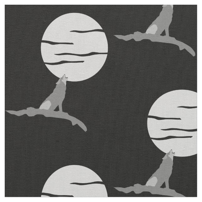 Hurlement à la copie de tissu de lune (Fermer)