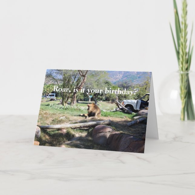 Hurlement - est-ce votre anniversaire ? Carte de (Devant)