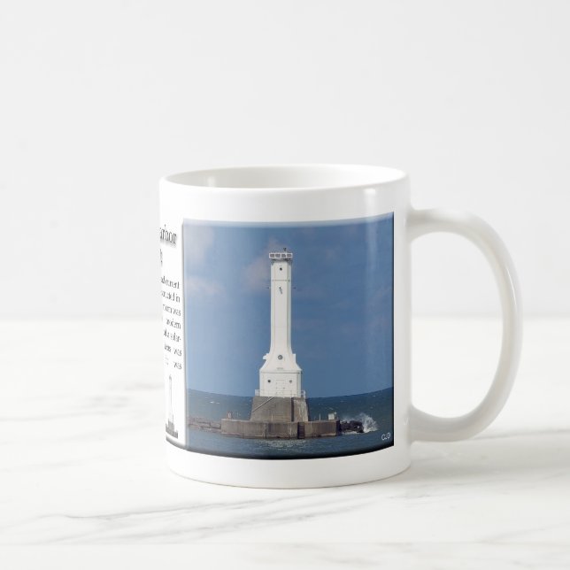 Huron Harbour Light mug (Droite)