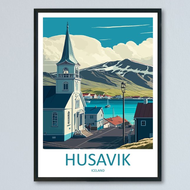 Husavik Voyage Impression Art Mural Husavik Décora (Créateur téléchargé)