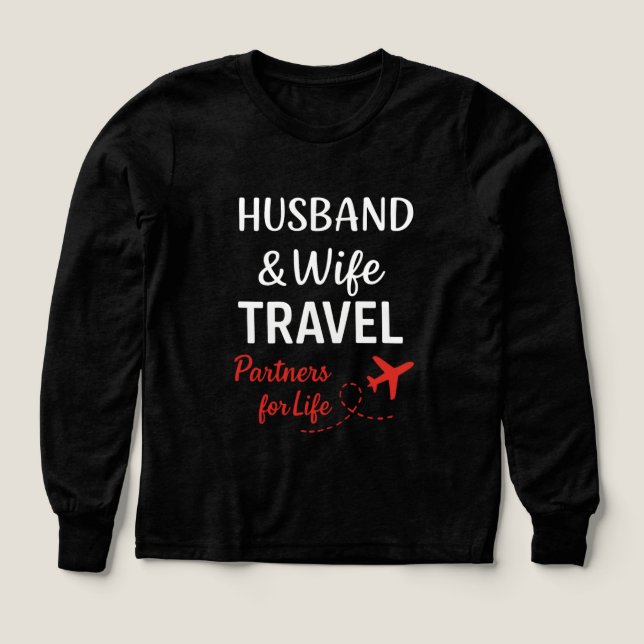 Husband & Wife Travel Partners for Life – Romantic (Motif recto)