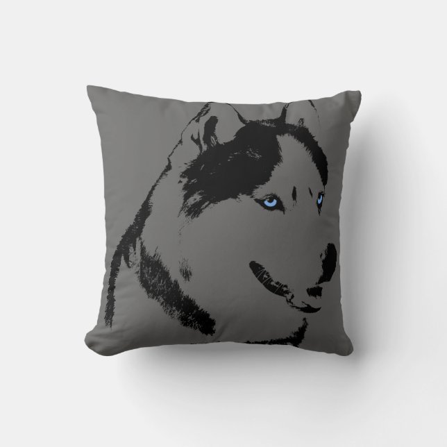 Husky Coussin Siberian Husky Coussin Cadeaux de ma (Recto)