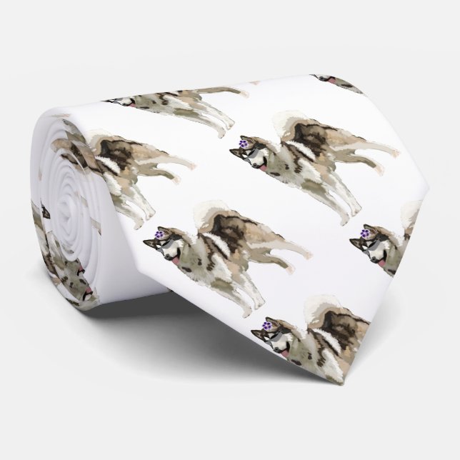 Husky, Mon meilleur ami Dessin Cravate (Roulé)