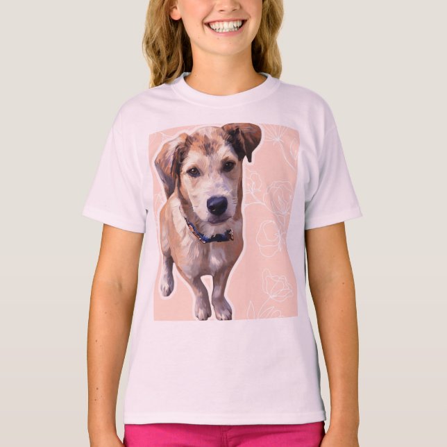Husky Puppy  T-Shirt (Devant)