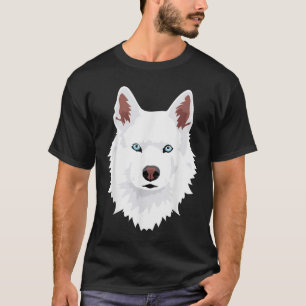 Husky - T-Shirt Husky Sibérien - Chien de neige bl