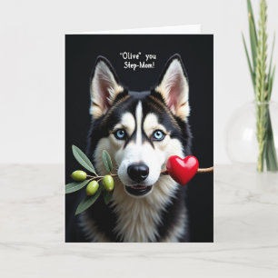 Husky vous aime belle-maman carte