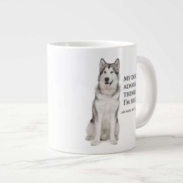 Husky vs Jumbo Mug (Devant droit)