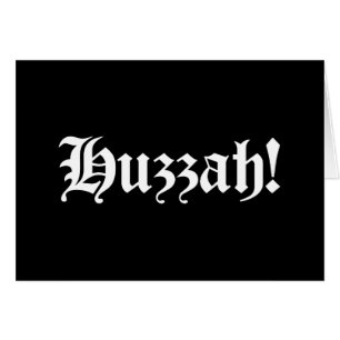 Huzzah ! {Typographie médiévale}